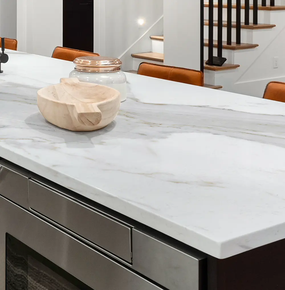 Revolux Calacatta Gold Lux Kitchen Countertop Design