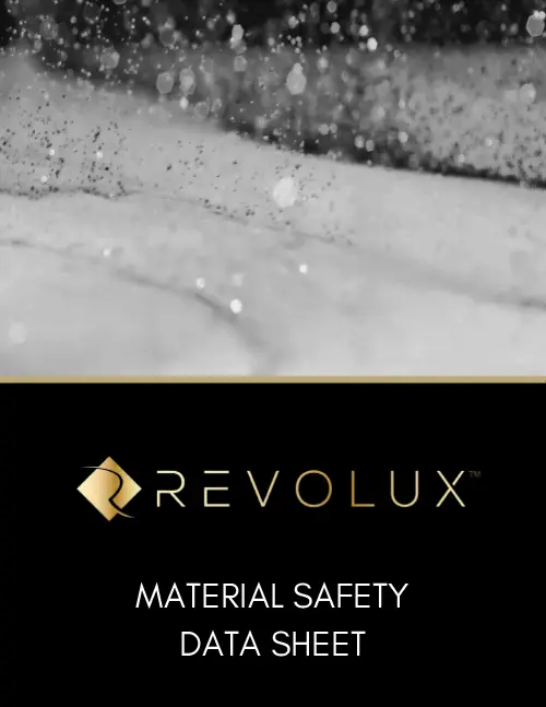 Revolux Material Safety Data Sheet