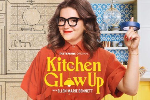REVOLUX Luxury Mineral Surfaces featured on Kitchen Glow Up, now streaming on Netflix